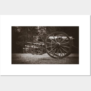 Cannon Placement Black and White Posters and Art